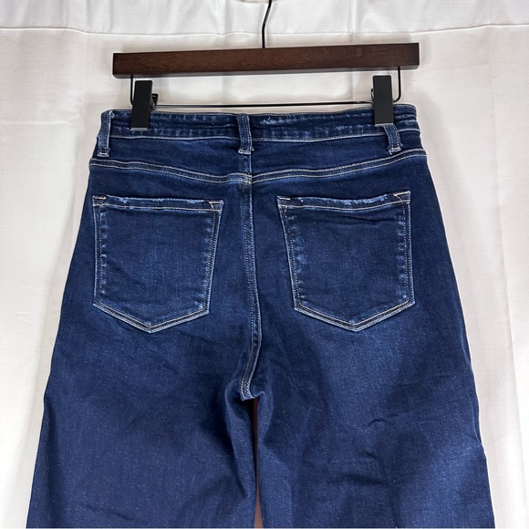 FLYING MONKEY Women’s Size 28 Denim Jeans High Rise Crop Straight Fit Stretch - Picture 12 of 14